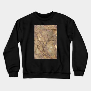 Beach side intimate rock texture Crewneck Sweatshirt